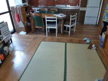 床の張替え（無垢材）