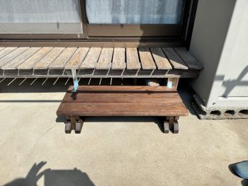 踏み台（ウッドデッキ側）